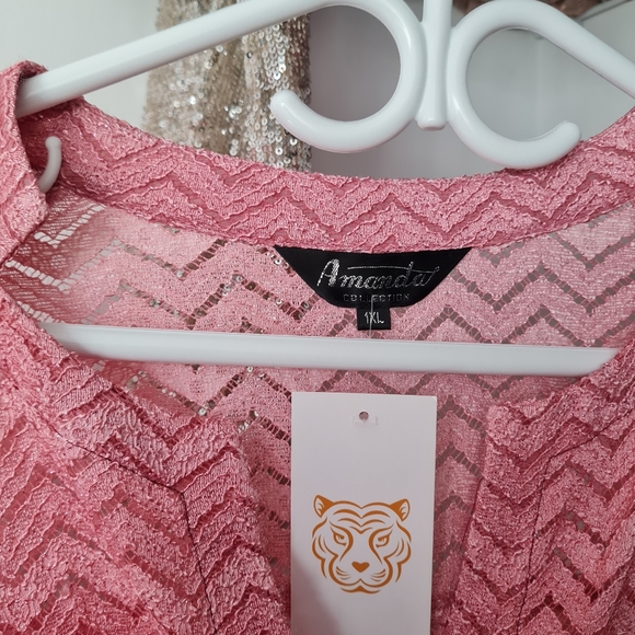 Glittery ombre vintage blouse - Picture 5 of 5